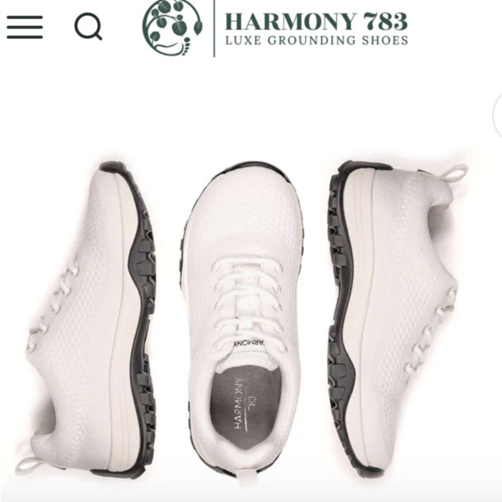 Harmony 783 White Fabric with Silver Accent Unisex M/12M W13.5 Size